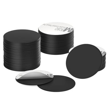 Imagem de 30 etiquetas NFC em branco NTAG215 cartões de moeda programáveis NFC 215 chip preto redondo com suporte adesivo, compatível com iPhone TagMo para todos os telefones habilitados e dispositivos NFC