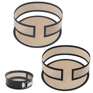 Imagem de Tapete de silicone para assar 22 cm, antiaderente e reutilizável, protetor de folha de biscoito seguro para máquina de lavar louça/forno, para cheesecakes, biscoitos, pizza, pão, macarons e doces