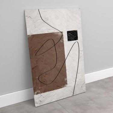 Imagem de Quadro decorativo formas abstratas - MeMoldura, Chassi Borda Infinita,