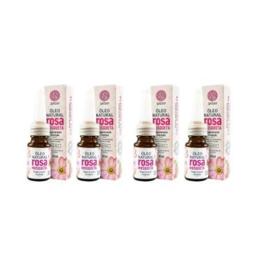 Imagem de Kit 4 Óleos Naturais Rosa Mosqueta Pele Seca 10ml - Satori