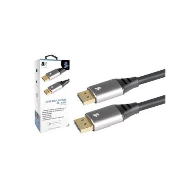 Imagem de Cabo Displayport (Nova Geração)  AMD FreeSync / VESA  Cabo Profissiona