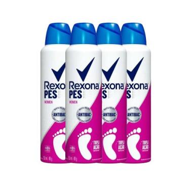Imagem de Kit Desodorante Aerosol Rexona Para Os Pés Delicate 153ml/88g - 4 Unid