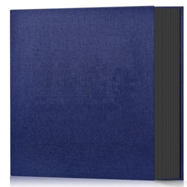 Imagem de popotop Álbum De Fotos 4X6 Com 1000 Bolsos Para Presentes Casamento, Álbuns Capa Dura Linho, Aniversário Família, Férias Bebê