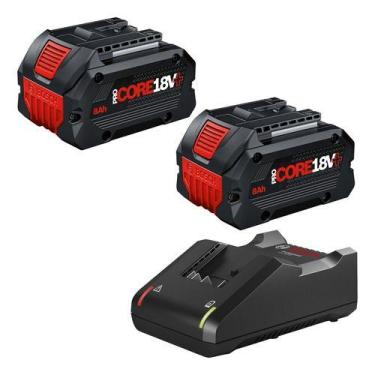 Imagem de Kit 2 Baterias Procore 18v 8ah Plus Com Carregador Bosch