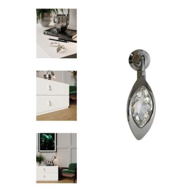 Imagem de Puxador Cristal Il4486 Cromado Italy Line