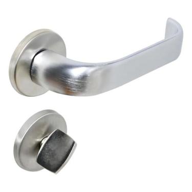 Imagem de Fechadura Porta Madeira Duna Banheiro Wc Escovada Imab 40mm