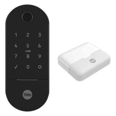 Imagem de Fechadura Eletrônica Digital Biometria Wifi Resit. Agua Yale
