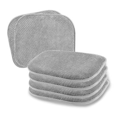 Imagem de SWEMSTAR Almofadas de cadeira - Almofadas de cadeira de jantar de cozinha, almofada de assento de espuma para cadeiras, almofadas de banco de bar antiderrapante