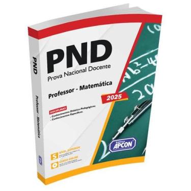 Imagem de Apostila PND 2025 CNU Professores Professor Matemática - Apcon