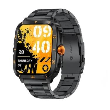 Imagem de Relógio 1.96 Tela , Bluetooth Chamada Relógio 100 + Esporte Cinza Amarelo