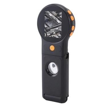 Imagem de VBESTLIFE Microscópio Digital Dobrável, Foco Automático de 2MP 500x Glasshing de Lupa Portátil Com Tela Colorida de 2in IPS, 8 Luzes LED