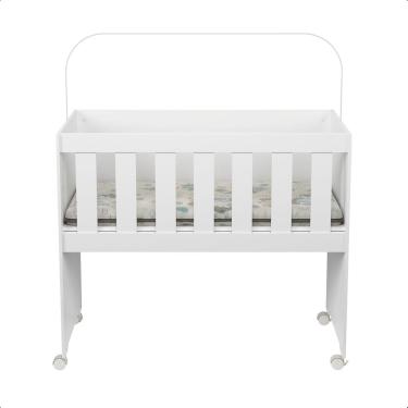 Imagem de Mini Berço Chiquerinho Com Colçhão 5 Em 1 Em MDF Rubi