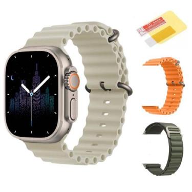 Imagem de Relogio Smartwatch W69 Ultra Gps Nfc Memoria 2gb - W69ULTRA
