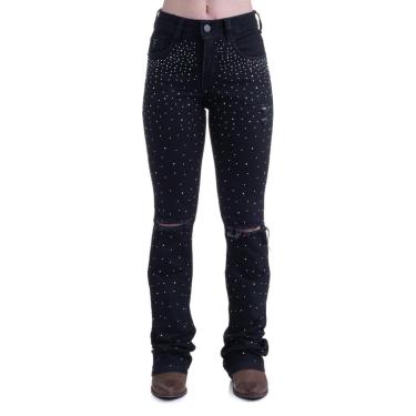 Imagem de CALÇA JEANS FEMININA TEXAS FARM - BLACK DIAMOND - PDF045 - PRETO-Feminino