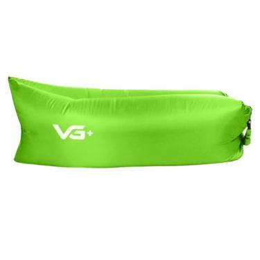 Imagem de VG PLUS, Sofá Puff Air Bag Inflável Para Camping Vg+ Verde