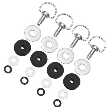 Imagem de Mqetly 4 Peças Pinos de Telhado Parafusos de Liberação Rápida Acessórios de Modificação Parafuso de Telhado Kit de Fixação de Parafuso