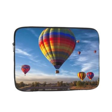 Imagem de Capa para laptop, balão de ar quente, bolsa de transporte para computador, capa protetora para notebook de 13 polegadas