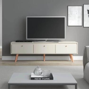 Imagem de Rack Para TV Até 75 Polegadas Memphis Champagne - Soluzione Móveis