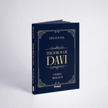 Imagem de Caderno Devocional Tesouros de Davi  Ornamento Azul