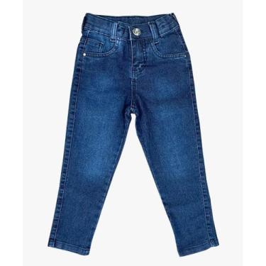 Imagem de Calça jeans infantil masculina menino - Maximus, Jeans lavagem escura,