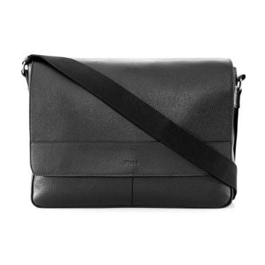 Imagem de Bolsa Transversal iPlace, Pampas, Couro Preto