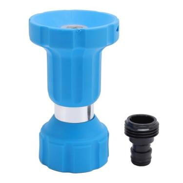 Imagem de Jardim Mangueira Bico de Aço Inoxidável Heavy Duty Bombeiro Estilo Pulverizador para Plantas Rega Lavagem De Carro Pet Limpeza Design Ergonômico ABS Plástico Borracha Material