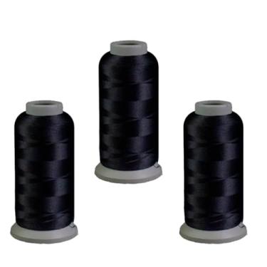 Imagem de 3 Linha de poliester Máquina de Bordar 4000m preta