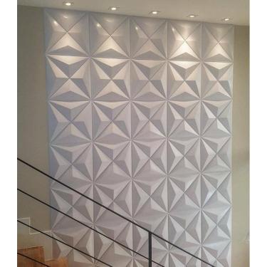 Imagem de Revestimento Parede 3D Estrelar - Kit 9m² | 50x50cm