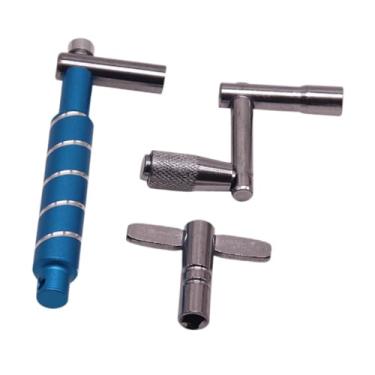 Imagem de simhoa 3 peças de chaves de bateria, afinador de bateria universal para prática de reparo, ferramenta de hardware de percussão, chave de afinação de para