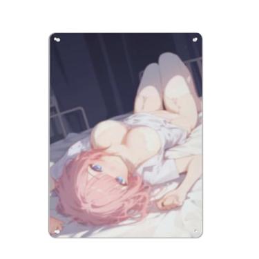 Imagem de Anime Sexy Bikini Hot Girl Pinup Girl Metal Tin Sign Wall Art Poster Decor for Home Bar Club Bedroom Bathroom Man Cave Otaku 30,5 x 40,6 cm, Aa090