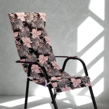 Imagem de Capa Para Espreguiçadeira Floral Proteção Móveis Jardim 1 Lugar - Deco