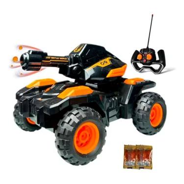 Imagem de Carrinho Controle Remoto Tanque Bolinhas De Gel Ninho Boy