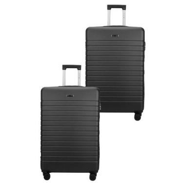 Imagem de KIT 2 Peças Mala Viagem P 10kg Bordo Rodinhas 360º Abs Resistente Orig