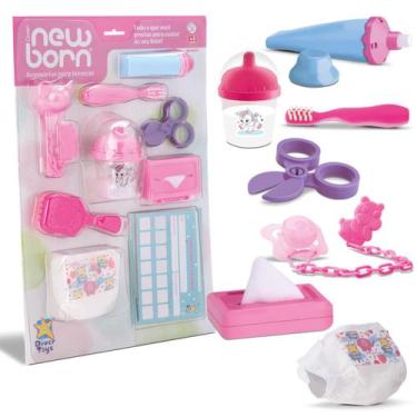 Imagem de Kit 11 Acessórios Para Boneca Brinquedos New Born Diver Toys