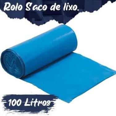 Imagem de Saco Lixo Azul 100Lts c/20un. 75cmx1,05m - Embalar