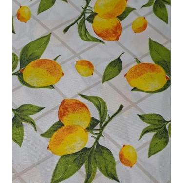 Imagem de Tecido Oxford Medida 5,00 Metros Estampado Natal Limão Siciliano Cupca
