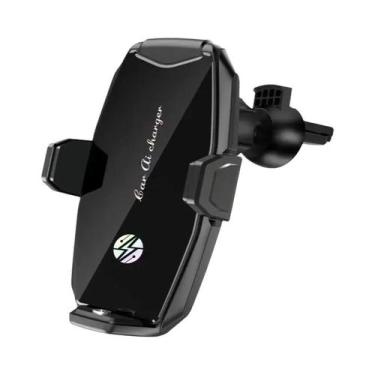 Imagem de Carregador Sem Fio Rápido De 15W Suporte Para Telefone De Carro Para i