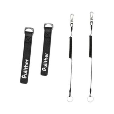 Imagem de Suspensórios Elásticos Telescópicos Para Vara De Pesca, Cinto De Fixaç