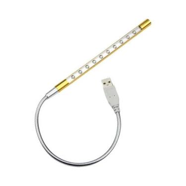 Imagem de Luz De Leitura LED Alimentada Por USB Com 10 LEDs, Lâmpada Flexível Pa