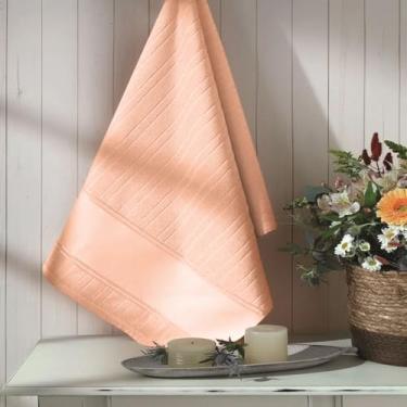 Imagem de Toalhas de Banho Artesanalle Dohler para Pintura e Ponto Russo (1, 5915 - Pêssego, 140cm X 70cm)