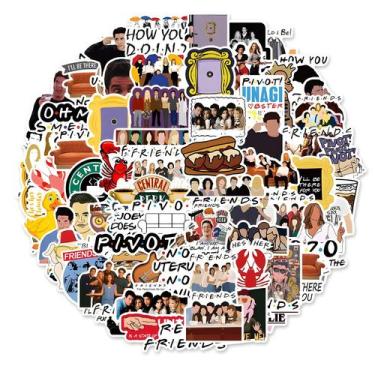 Imagem de Adesivos Do Programa De TV Friends, 10, 30, 50, 100 Peças, Para Skateb