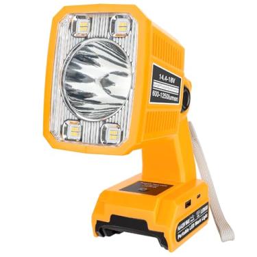 Imagem de Taingwei Lanterna Led Máx. De 20 V Para Bateria Dewalt De 20 V, Luz De Trabalho Led De 18 W, Luz De Bateria Led, Holofote Para Camping, Conserto De Automóveis, Iluminação De Emergência E Canteiro De