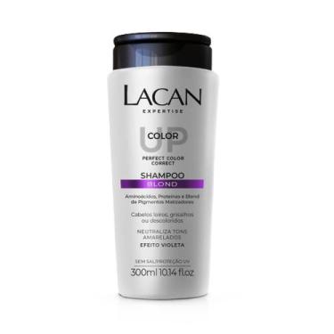 Imagem de Shampoo Blond Desamarelador Color Up Lacan 300ml Ef Violeta