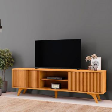 Imagem de Rack Siena 180 Com Pes Mavaular Naturale