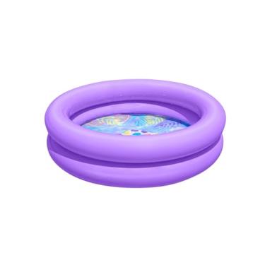 Imagem de Piscina Inflável Kiddie 2 Anéis 21L 61cm x 15cm Duas Cores Bestway 51061
