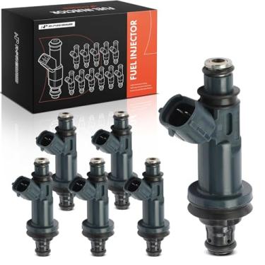 Imagem de A-Premium Conjunto de 6 injetores de combustível compatíveis com Toyota Camry 1998-2001, Highlander 2001-2003, Avalon 1998-2004, Sienna 1999-2003, Solara 2001-2003 e Lexus RX300 1999-2003, ES300 0