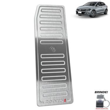 Imagem de Descanso De Pé Polo 200 Tsi 2018/2020 Em Aço Inox Prata