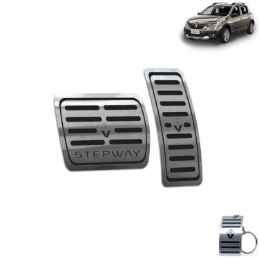 Imagem de Pedaleira Automático Renault Sandero Stepway 2020 2021 Preto