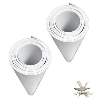 Imagem de Pacote com 2 pacotes de espuma EVA para cosplay - Pacote com 2: 1 mm de espessura (branco) Folhas extragrandes 89 x 149 cm - Espuma de artesanato de densidade ultra alta 85 kg/m3 - por The Foamory