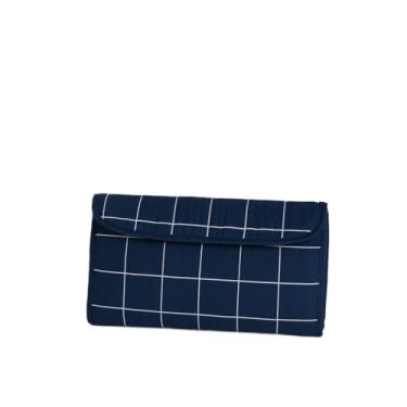 Imagem de Trocador de Fralda Portátil Impermeável Acolchoado com Bolso (CHEVRON CINZA)